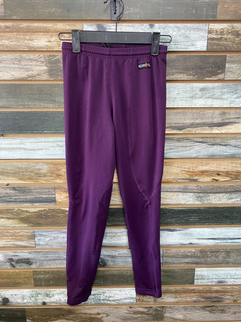 USED Kerrits Youth English Tights Youth Large Purple
