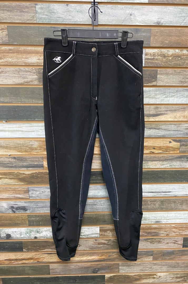 USED Smartpak Piper Ladies Fullseat Breech 28L Black