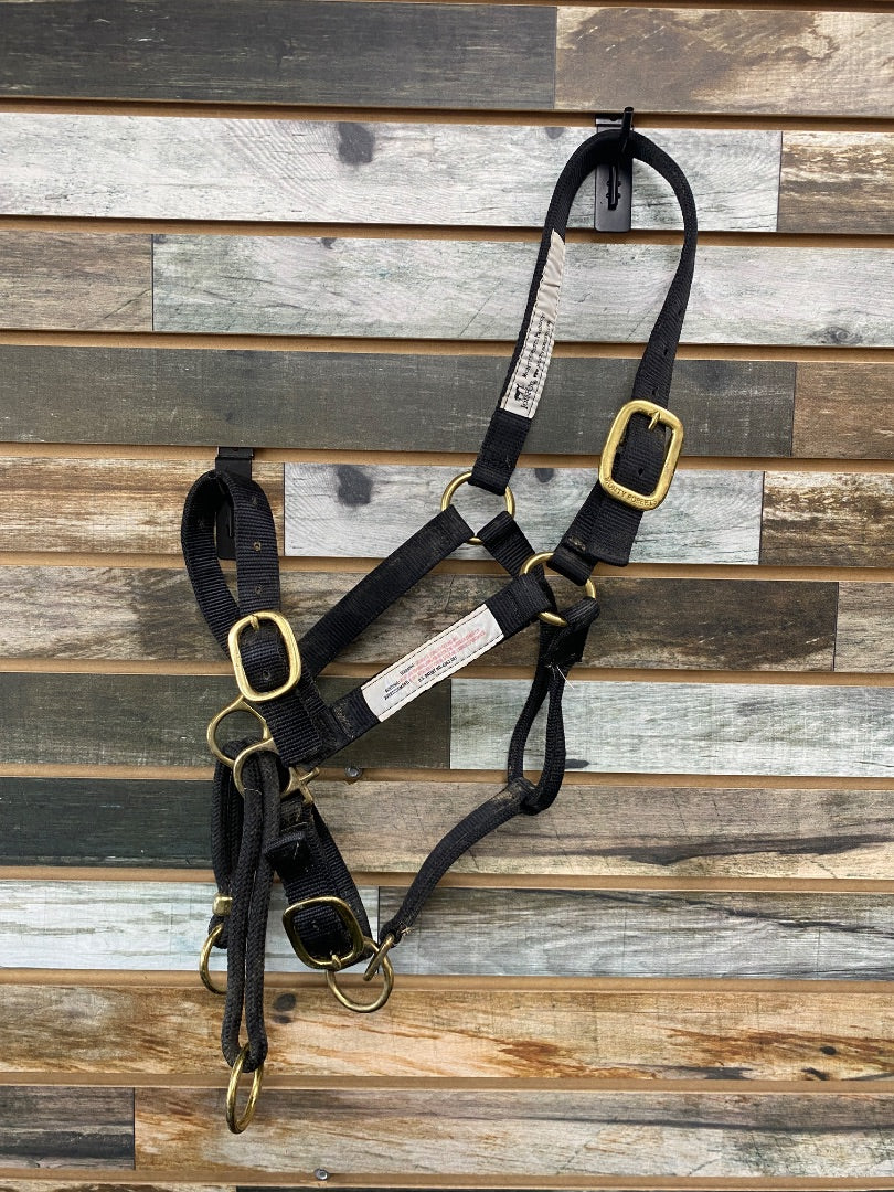 USED Monty Roberts Daully Schooling Halter Full Black