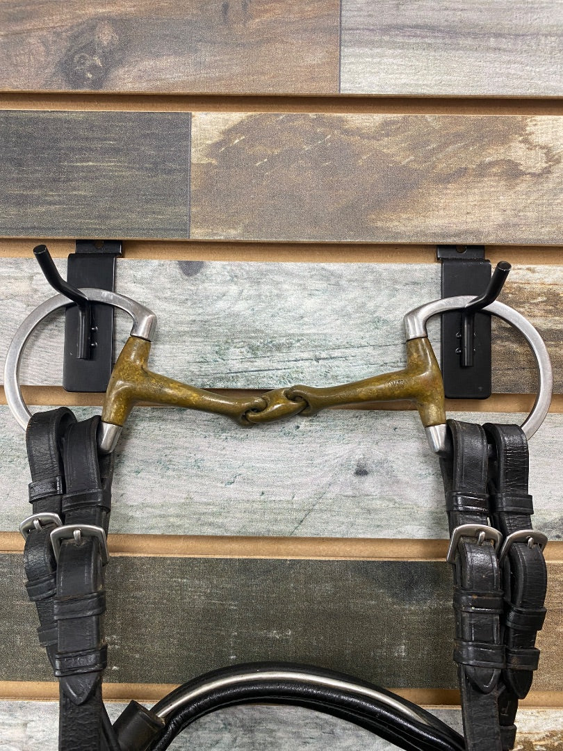 USED Padded Hunter Stitch Browband Full Dark Oil