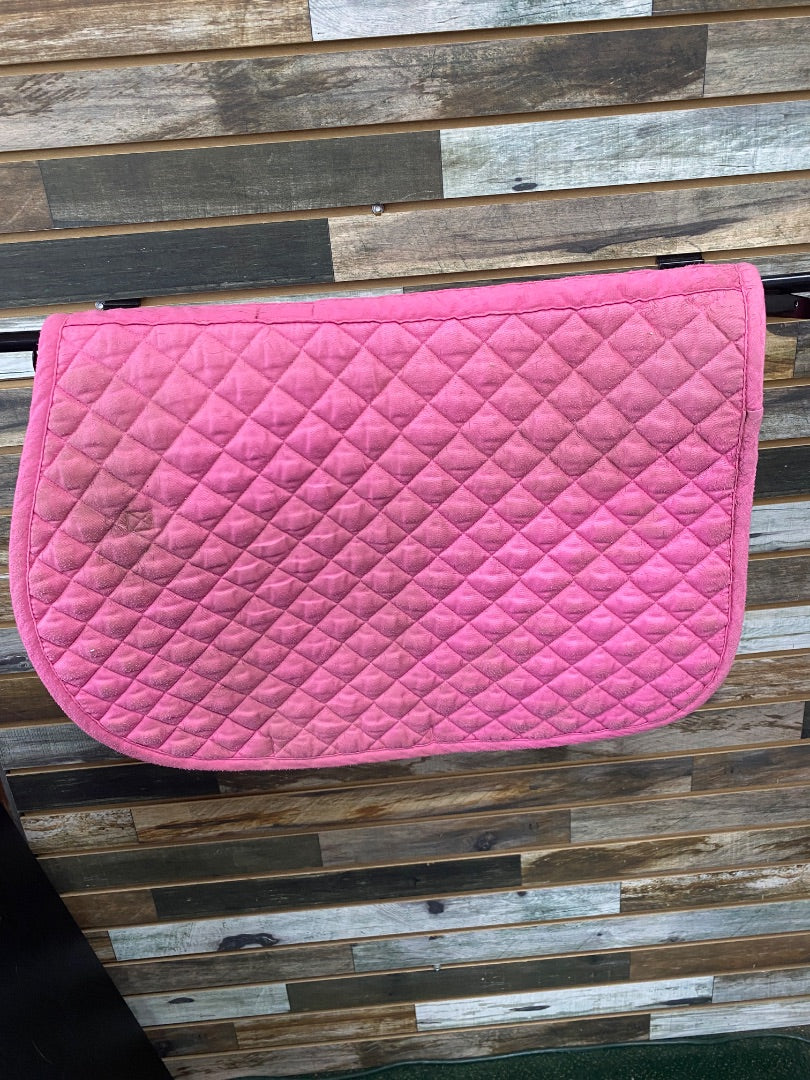 USED Dover All Purpose Saddle Pad Horse Light Pink