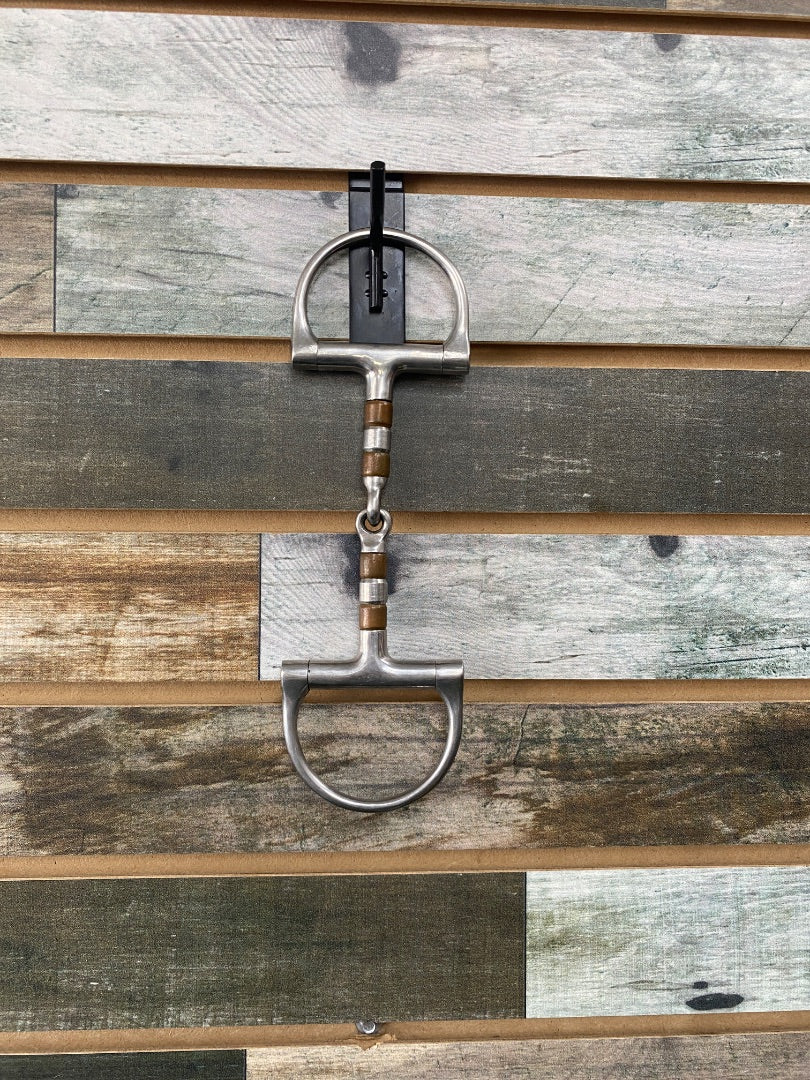 USED D-Ring Snaffle with Rollers 5"