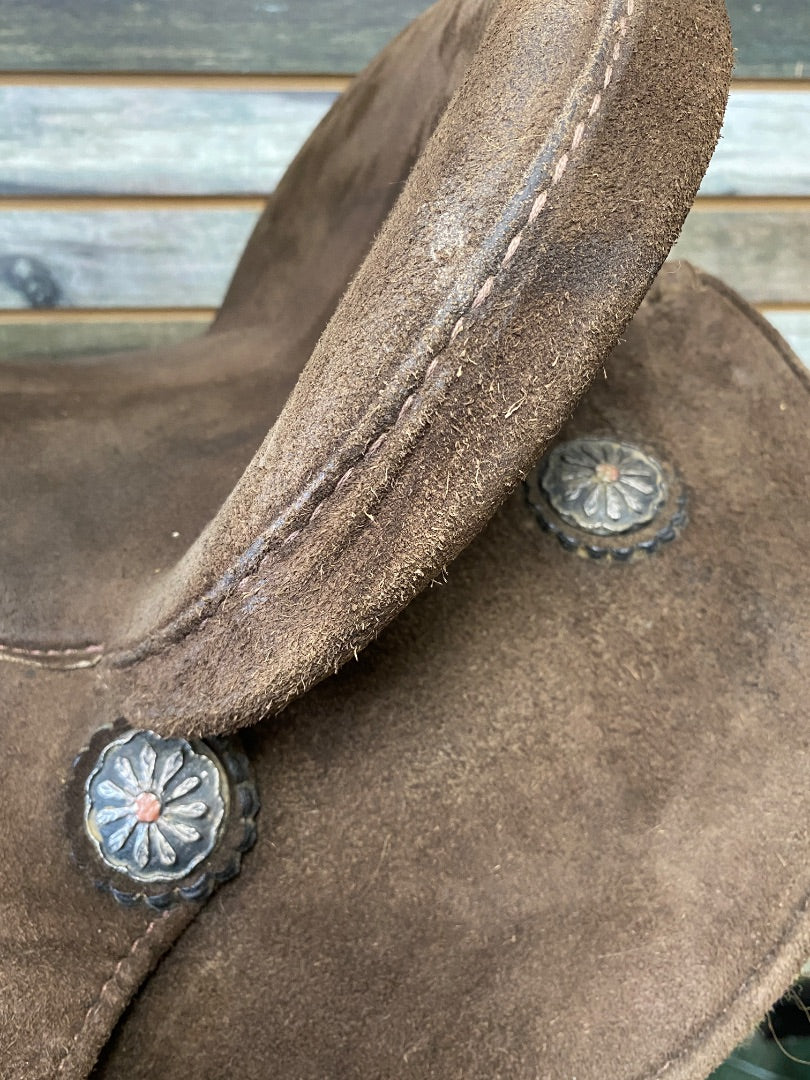 USED Tacktical Lightweight Barrel Saddle 15" Brown