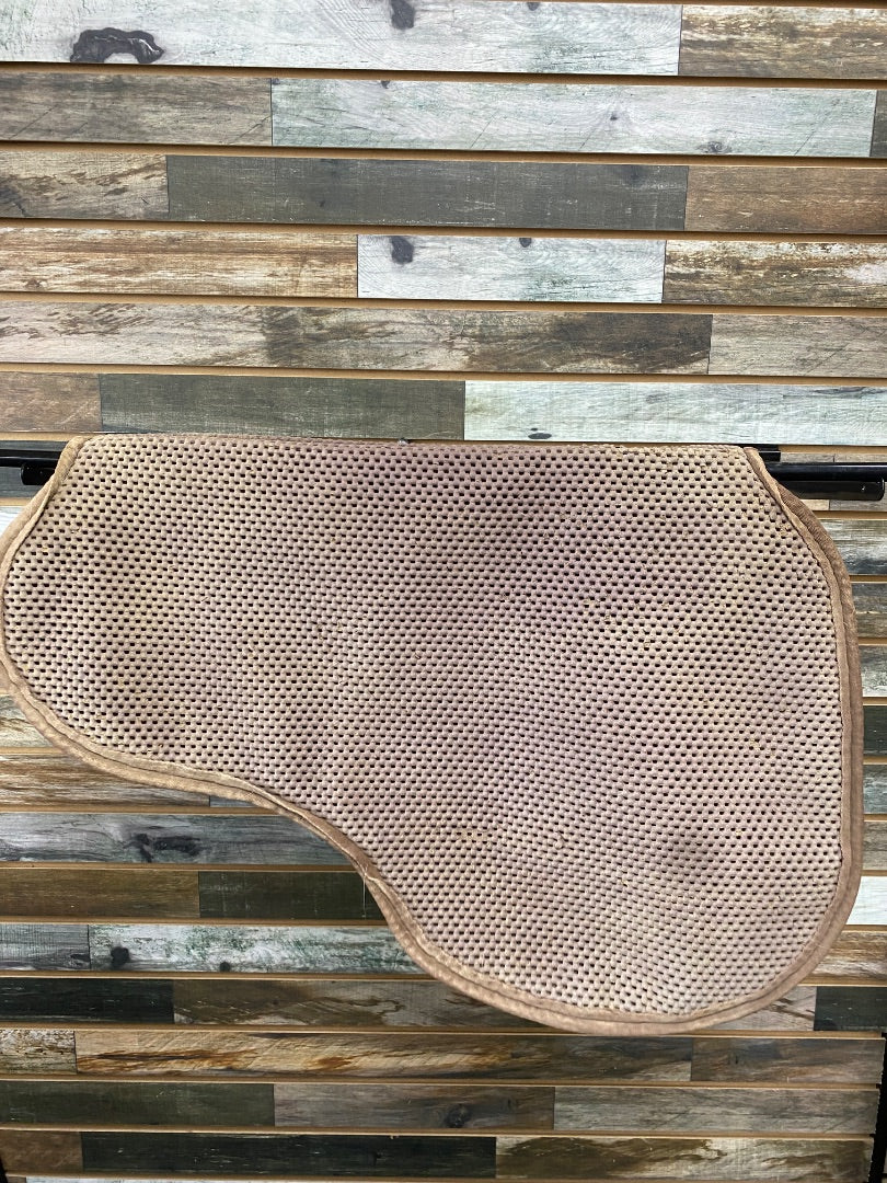 USED Neoprene Western Saddle Pad Brown