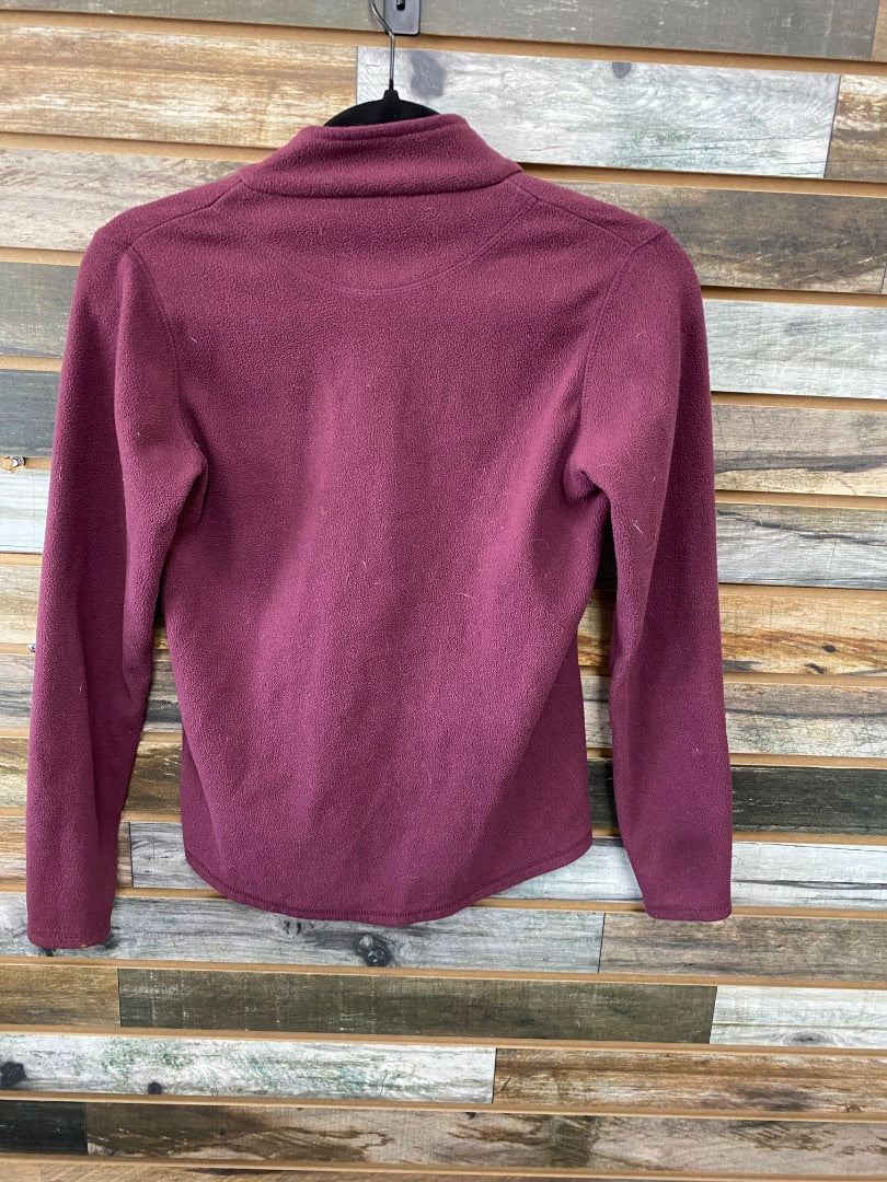 USED Riding Sport LS Quarter Zip Youth L Purple