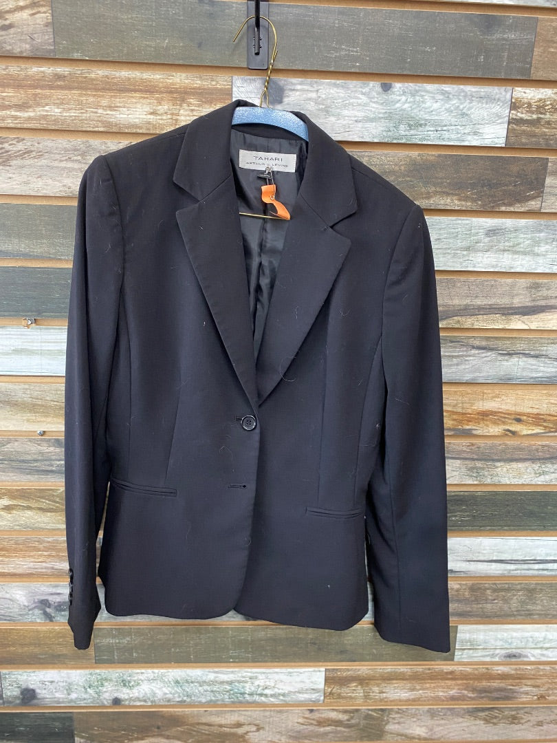 USED Tahari Authur S. Levine Ladies Show Jacket 4 Black