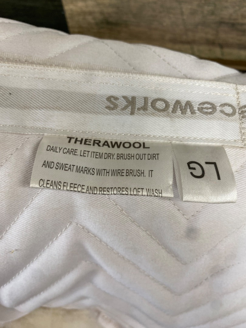 USED Fleeceworks Half Pad with Shims Large white