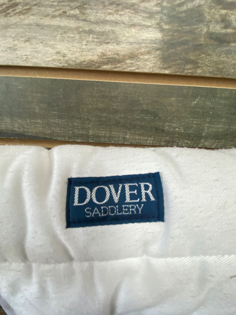 USED Dover English Saddle Pads White
