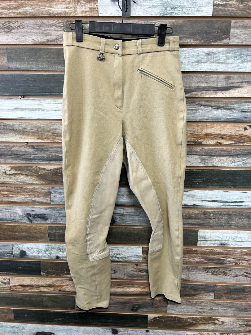 USED Georg Schumacher Ladies English Breeches 28R Tan