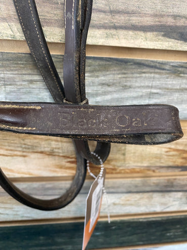 USED Black Oak Standing Hackamore size Full/Horse
