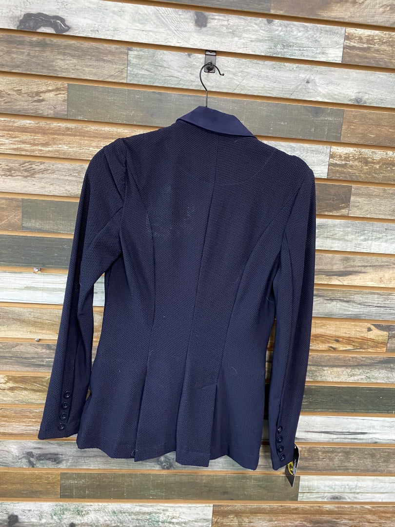 USED B Vertigo Ladies English Show Jacket Small Navy