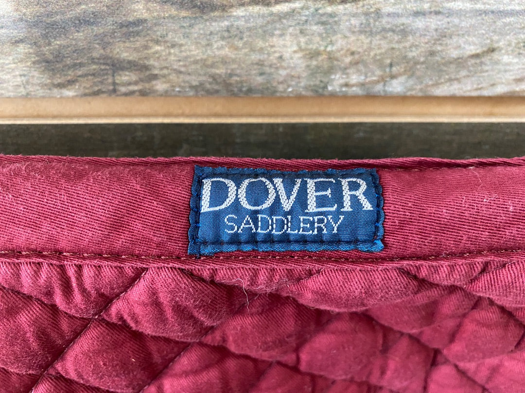 USED Dover Saddlery All Purpose Pad Horse Dark Red