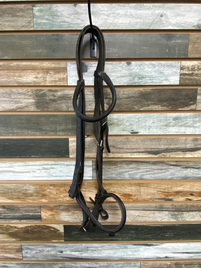 USED Stubben Stubben Black Leather English Bridle w/Noseband Horse Black