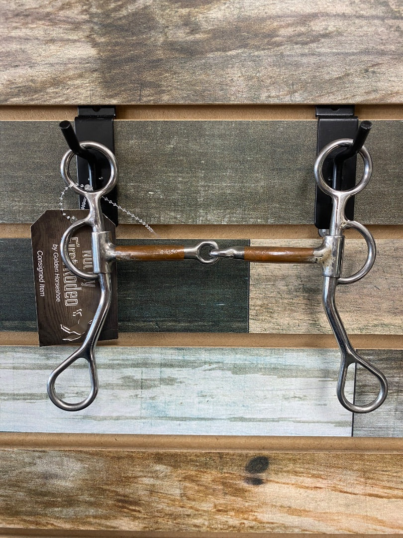 USED Copper Snaffle Curb 5"