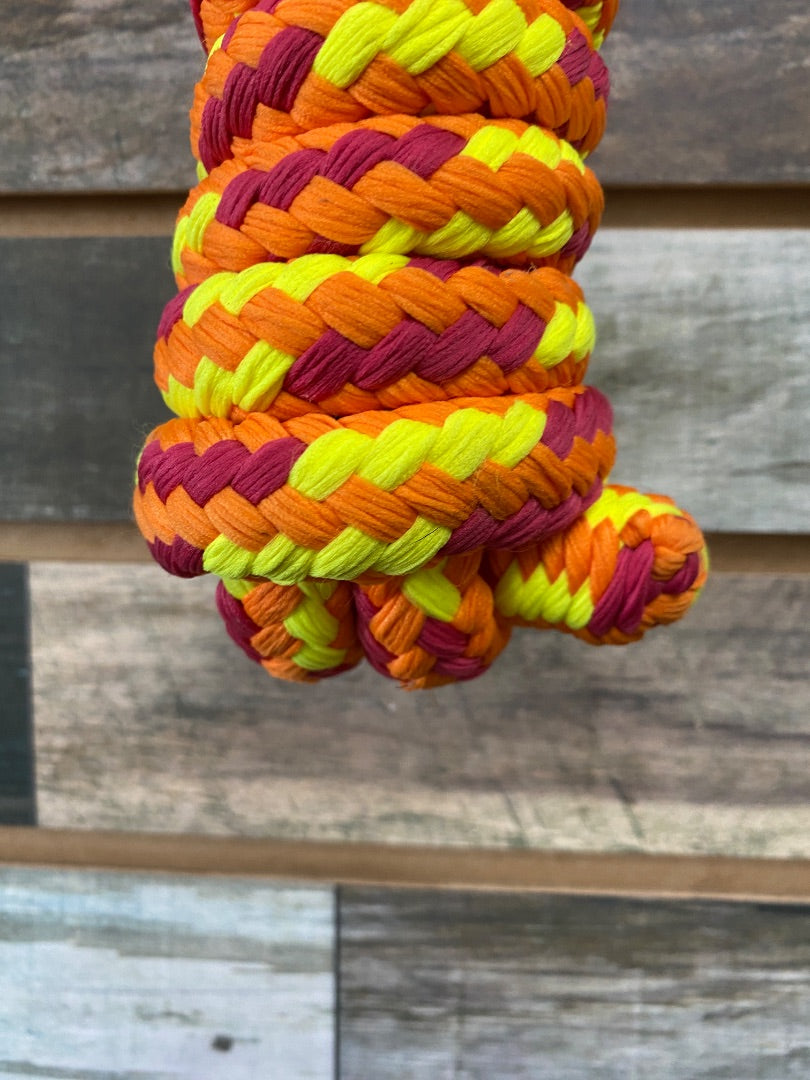 USED None Lead Rope Horse Orange/Yellow