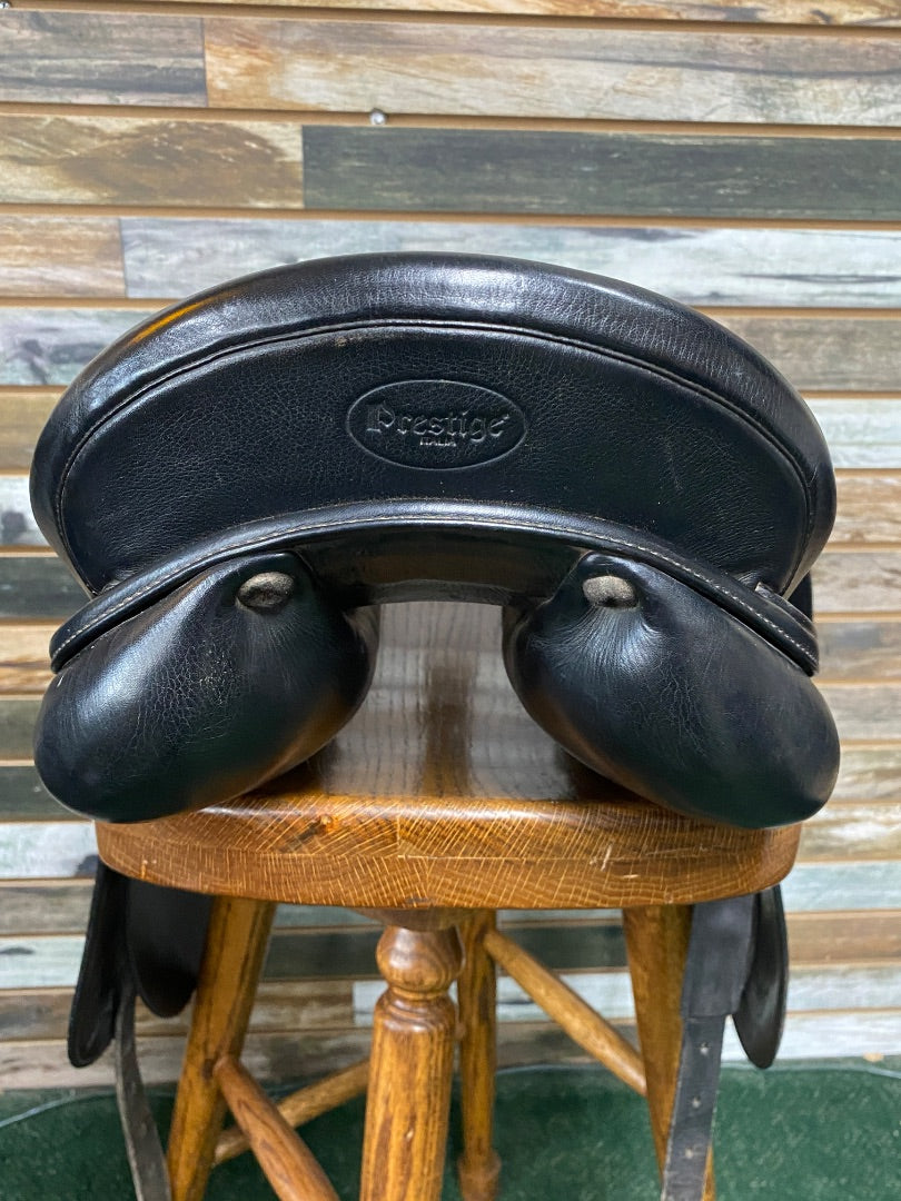USED Prestige Dressage Saddle 18" Black