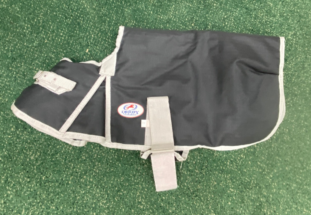 USED Derby 17.5", 100g,Pony/Foal Turnout Blanket, Black