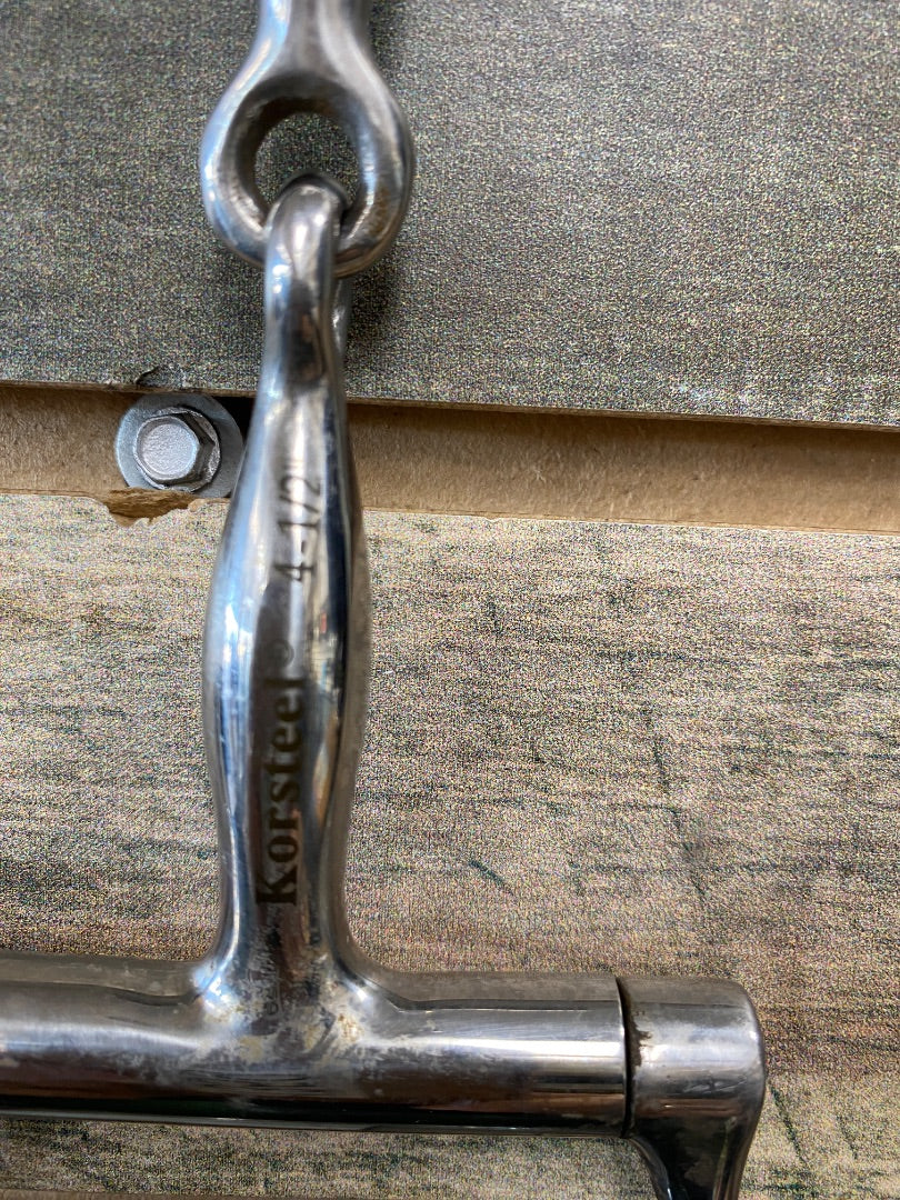 USED Korsteel D-Ring Snaffle 4 1/2"