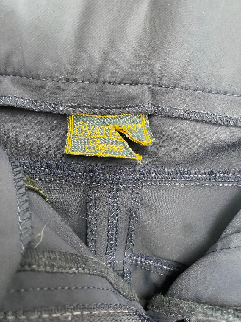 USED Ovation 34” Full Seat Breeches 34R Navy Blue