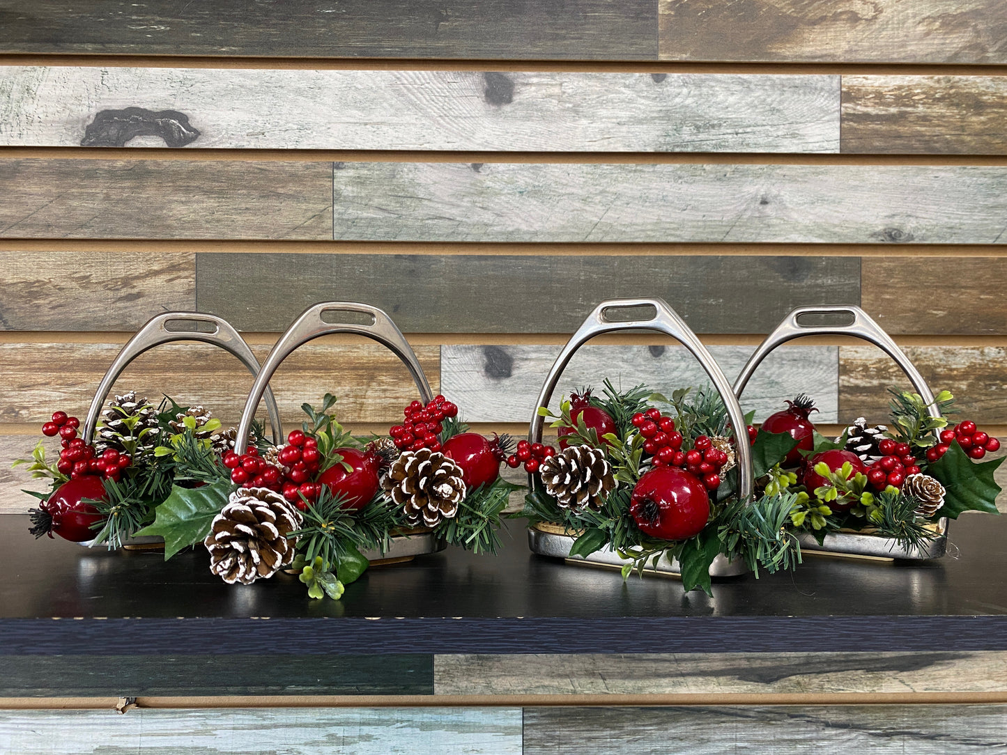 English Stirrup Holiday Decoration