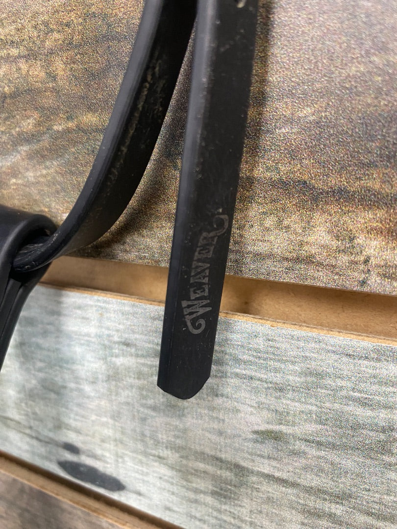 USED Nylon Western Latigo Horse Black
