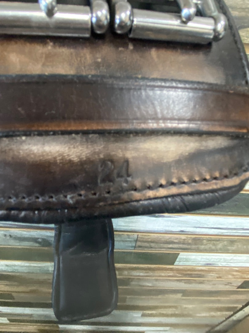 USED Total Saddle Fit Dressage Girth 24" Brown