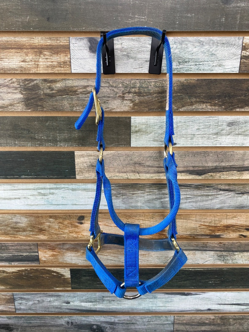 USED Weaver Halter Nylon Yearling Blue