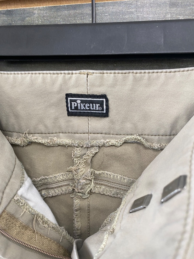 USED Pikeur Ladies English Tan Breeches 26R Tan