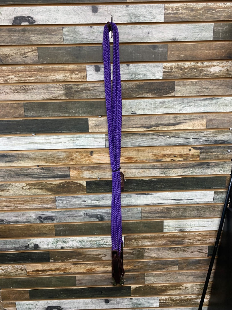 USED Professional Choice Mule Tape Reins Purple