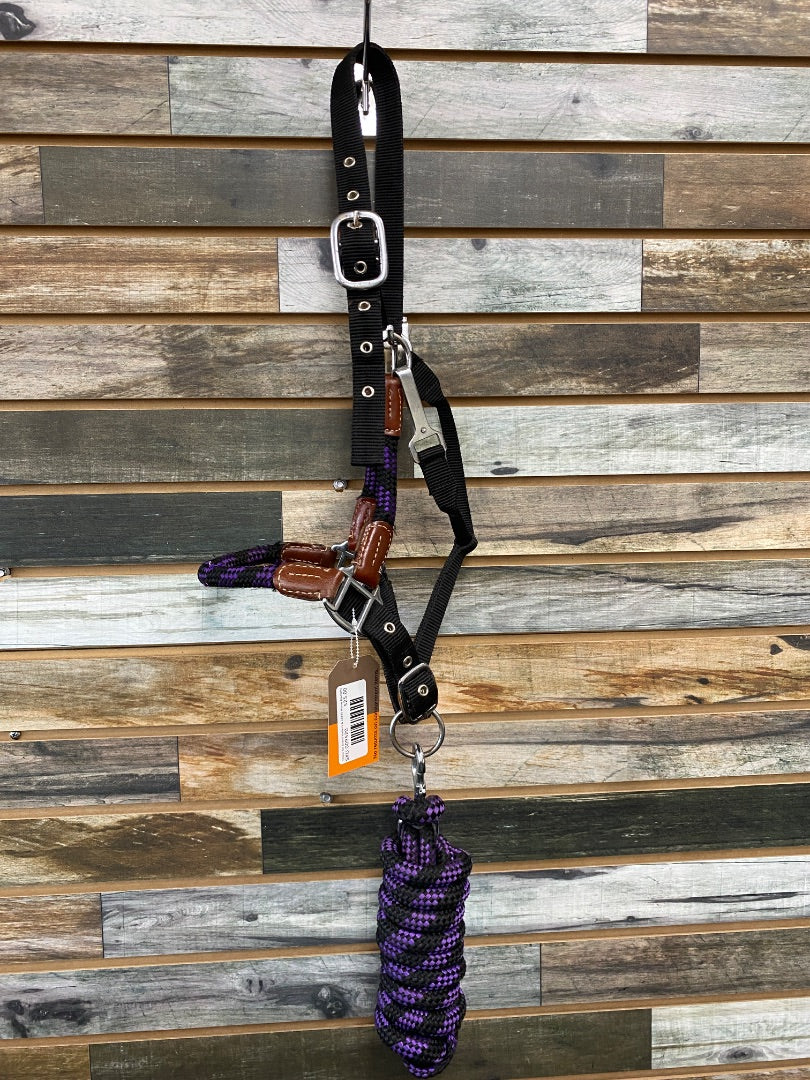 USED No Brand Halters & Leads Horse Black/Purple