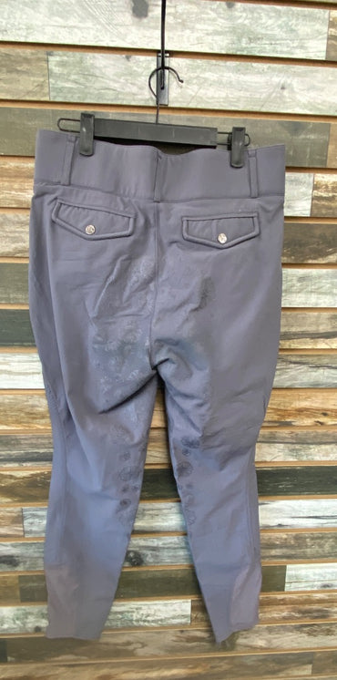 USED PS of Sweden Ladies English Breeches Full Seat 44ES(34us) Light Grey
