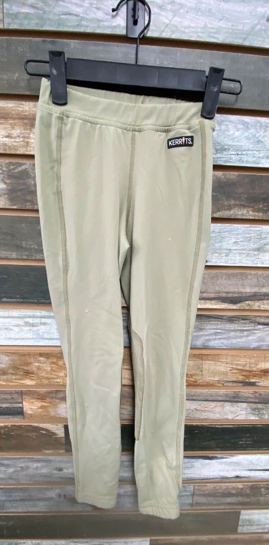 USED Kerrits Youth English Breeches Small Tan