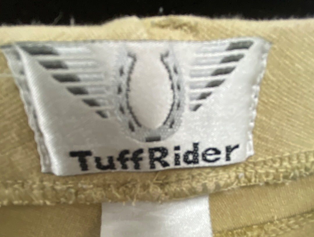 USED Tough1 Youth English Knee Patch Jodpurs 12 Tan