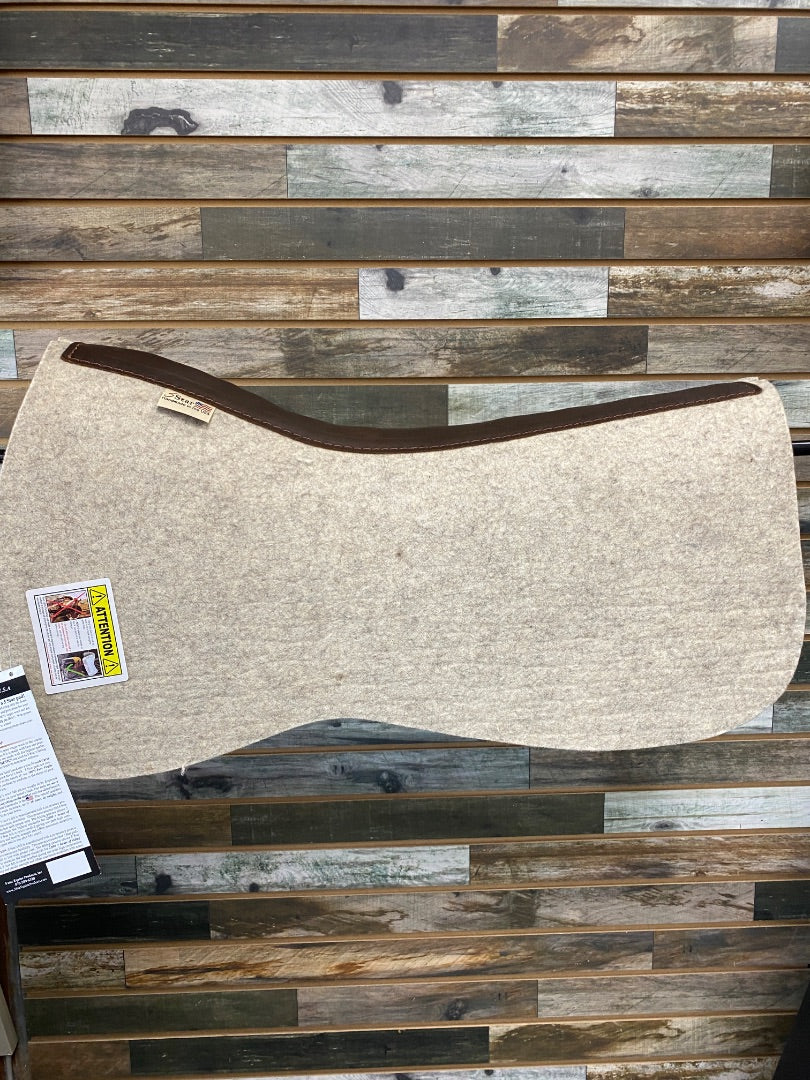 USED 5 Star Western Wool Pad Horse Natural