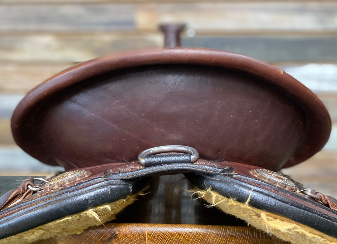 USED  Western Trail Saddle 15" Dark Oil