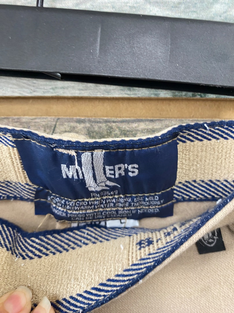 USED Millers Ladies English Breeches Full Seat 30L Tan