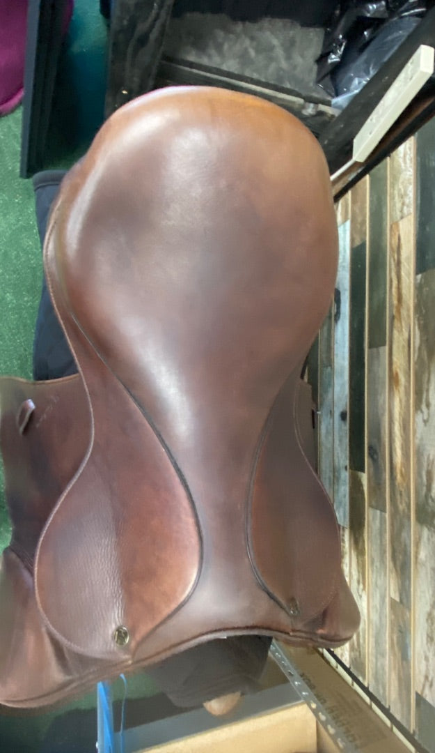 USED M. Toulouse Jump Saddle 17.5" Brown