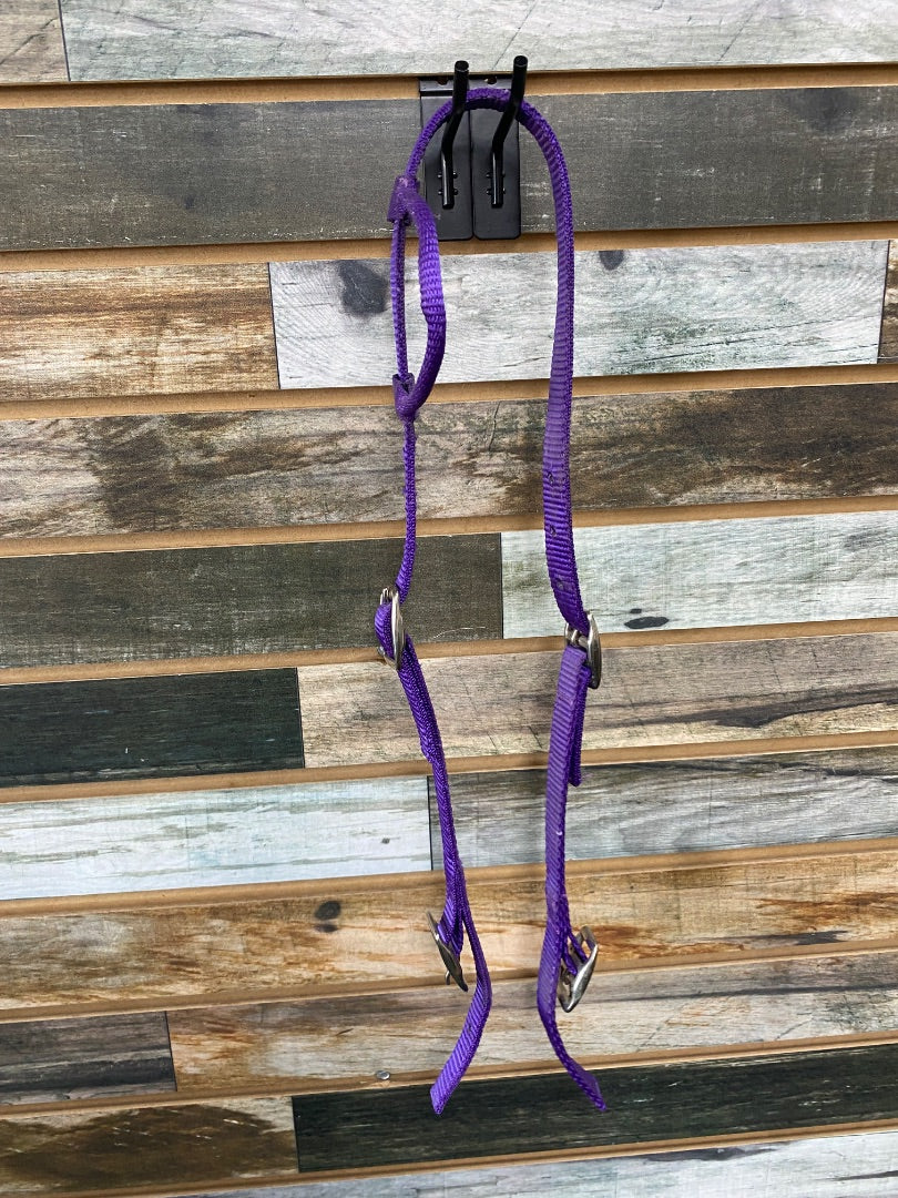 USED No brand 1 Ear Headstall Horse Purple