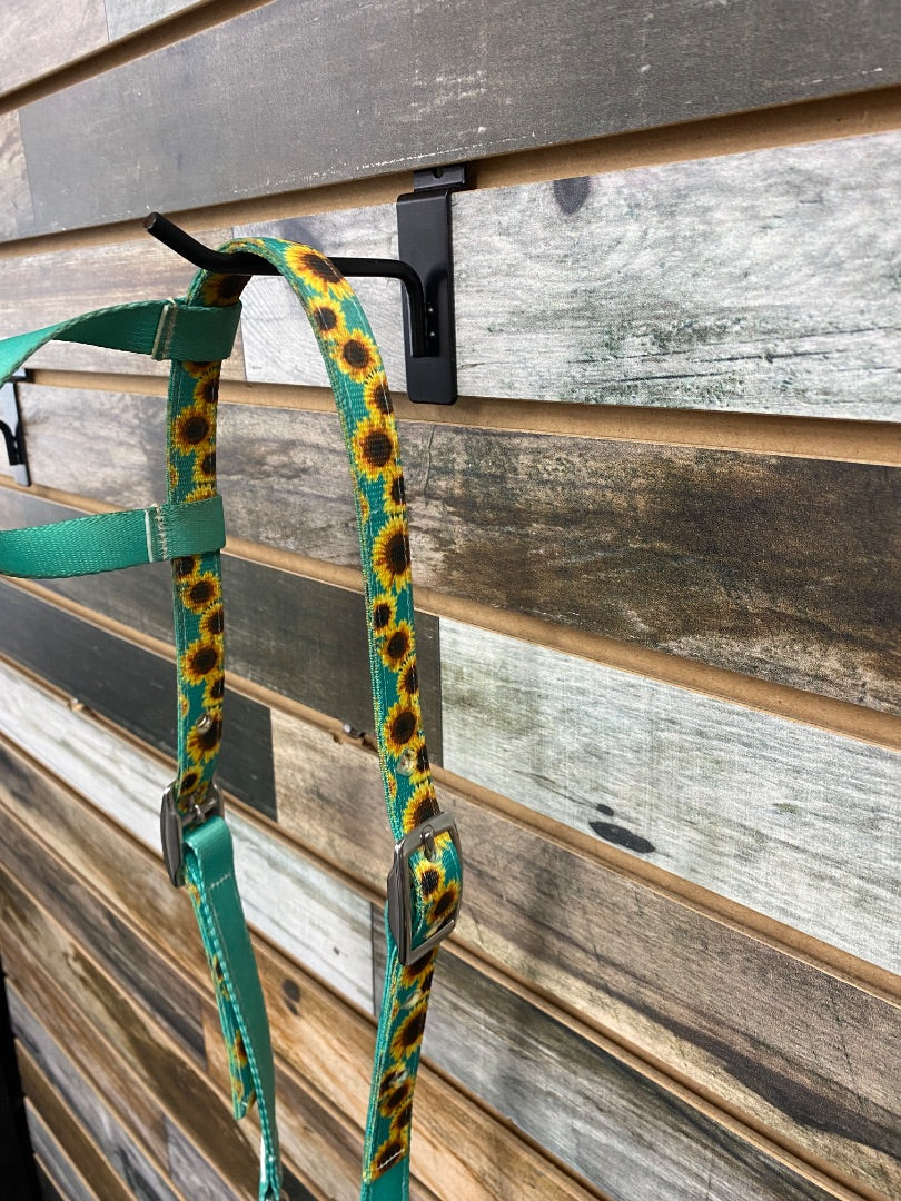 USED Hot Headstalls Sunflower Headstall Horse Teal