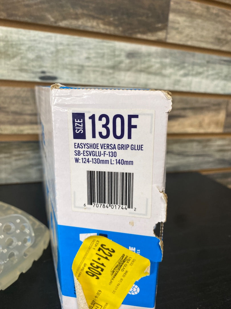 USED Easy Care NIB Pair of Glue On Shoes 13 Clear