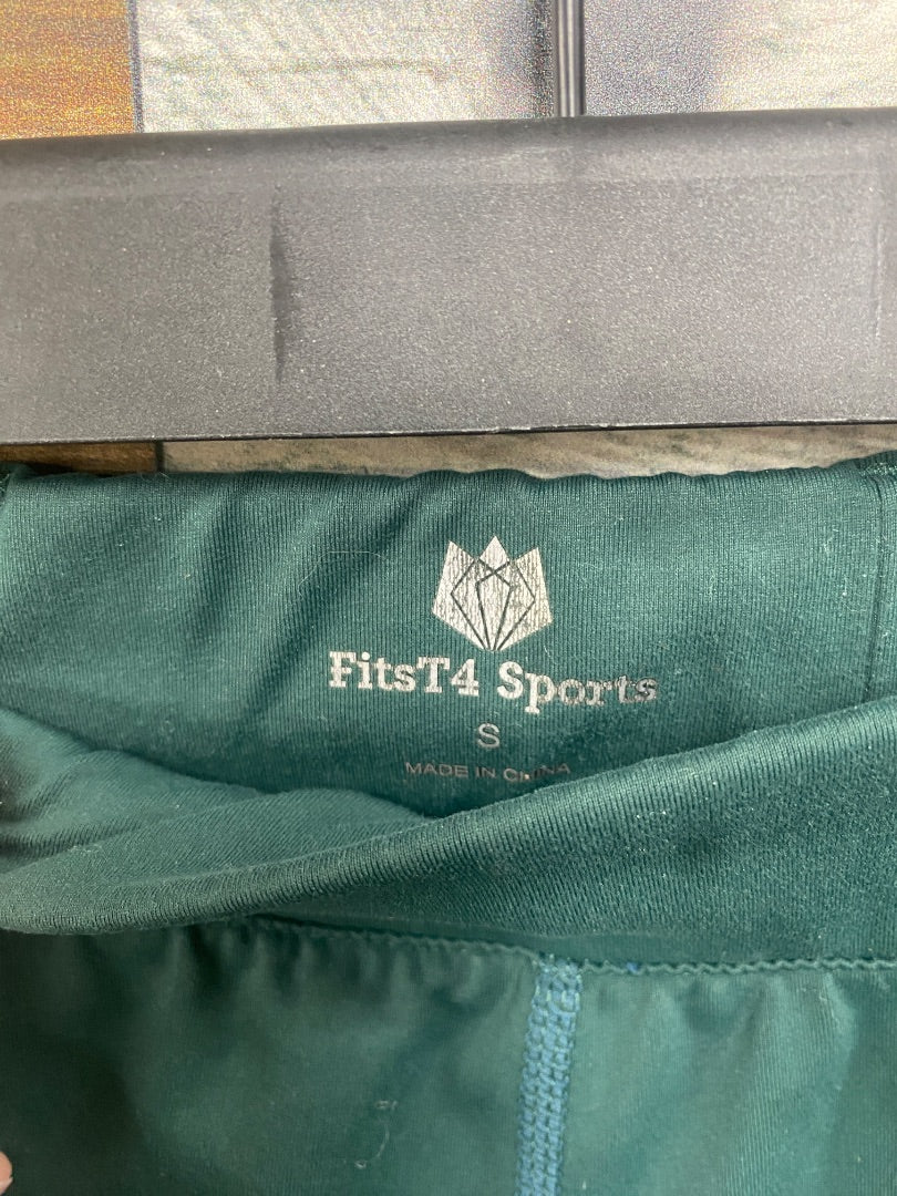 USED Fits T4 Ladies English Riding Tights Small Hunter Green