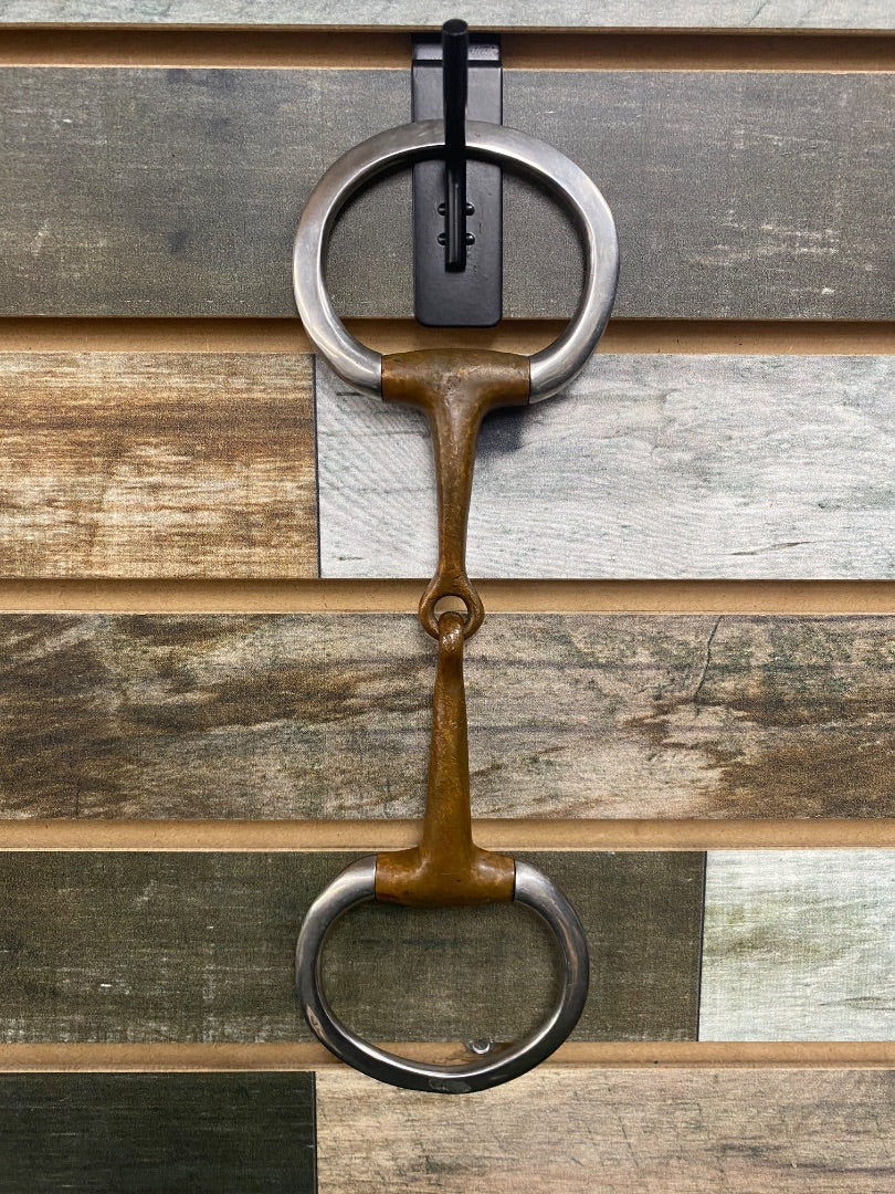 USED Eggbut Snaffle Bit w Copper 5"