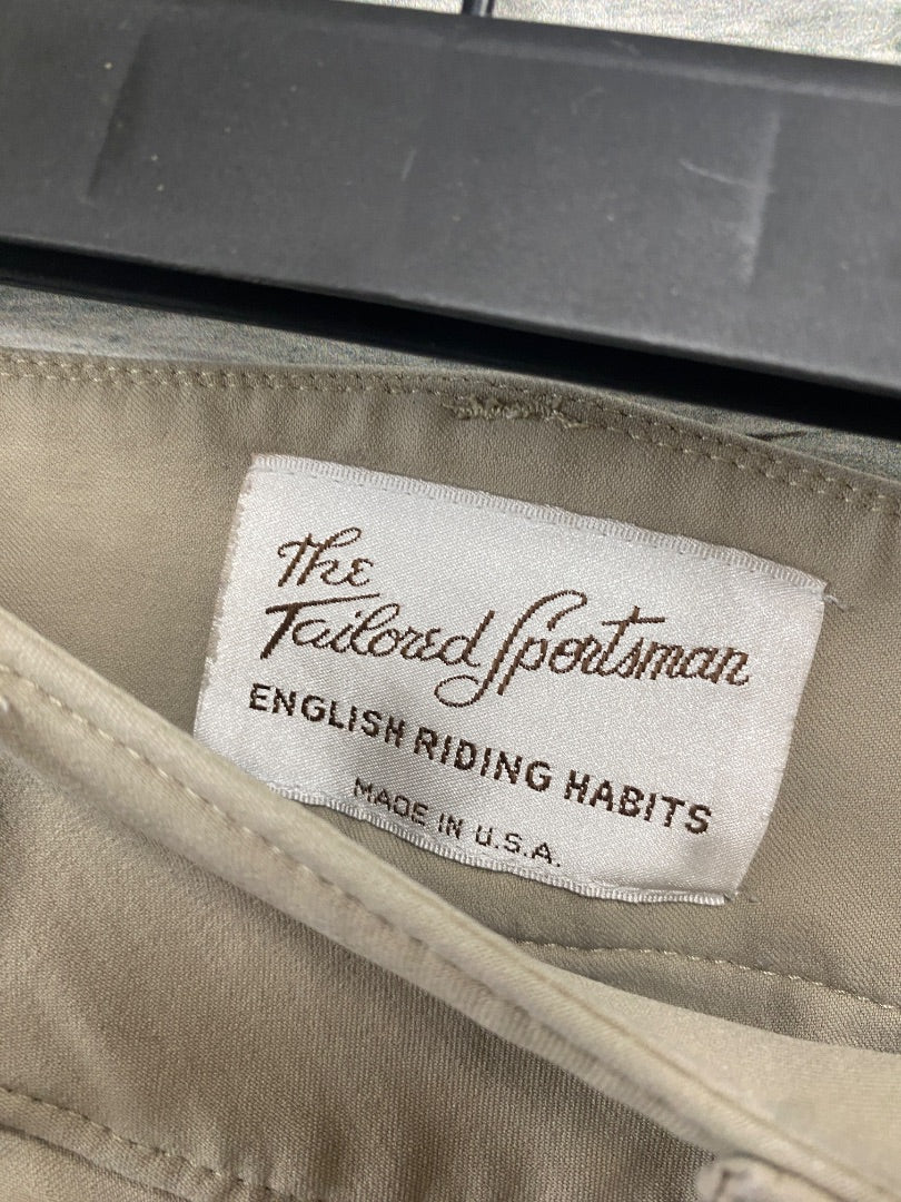 USED Tailored Sportsman Youth English Breeches 10 Tan