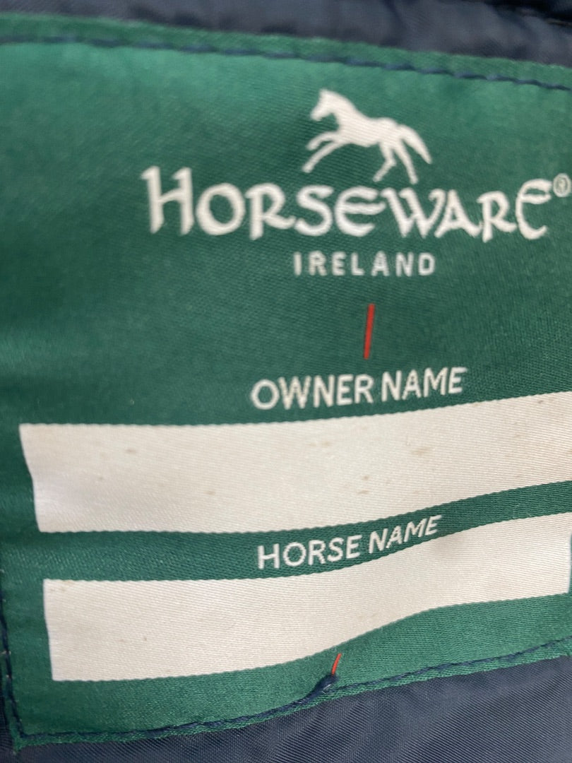 USED Horseware Ireland Stable Blanket 54” Navy/Silver