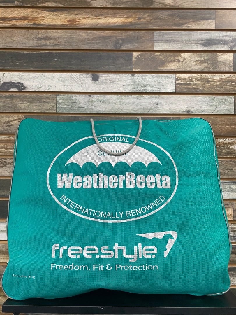 USED WeatherBeeta Turnout Blanket 78” Silver