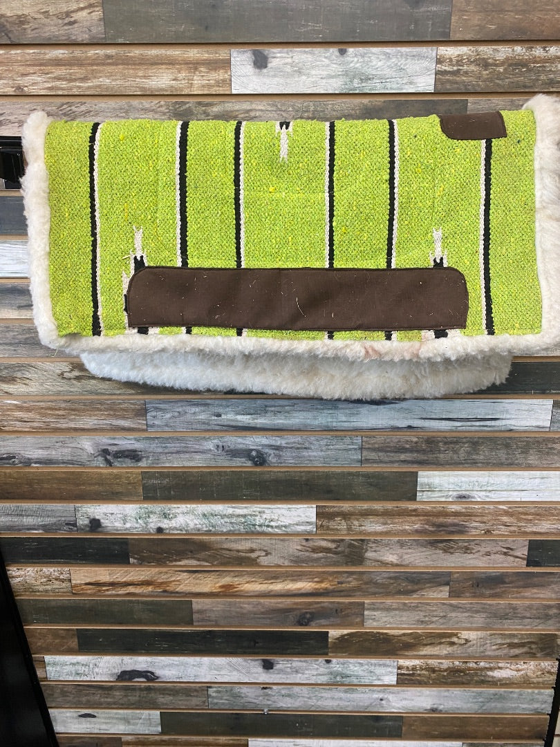 USED Fleece Lined Pad 28"X30" Green