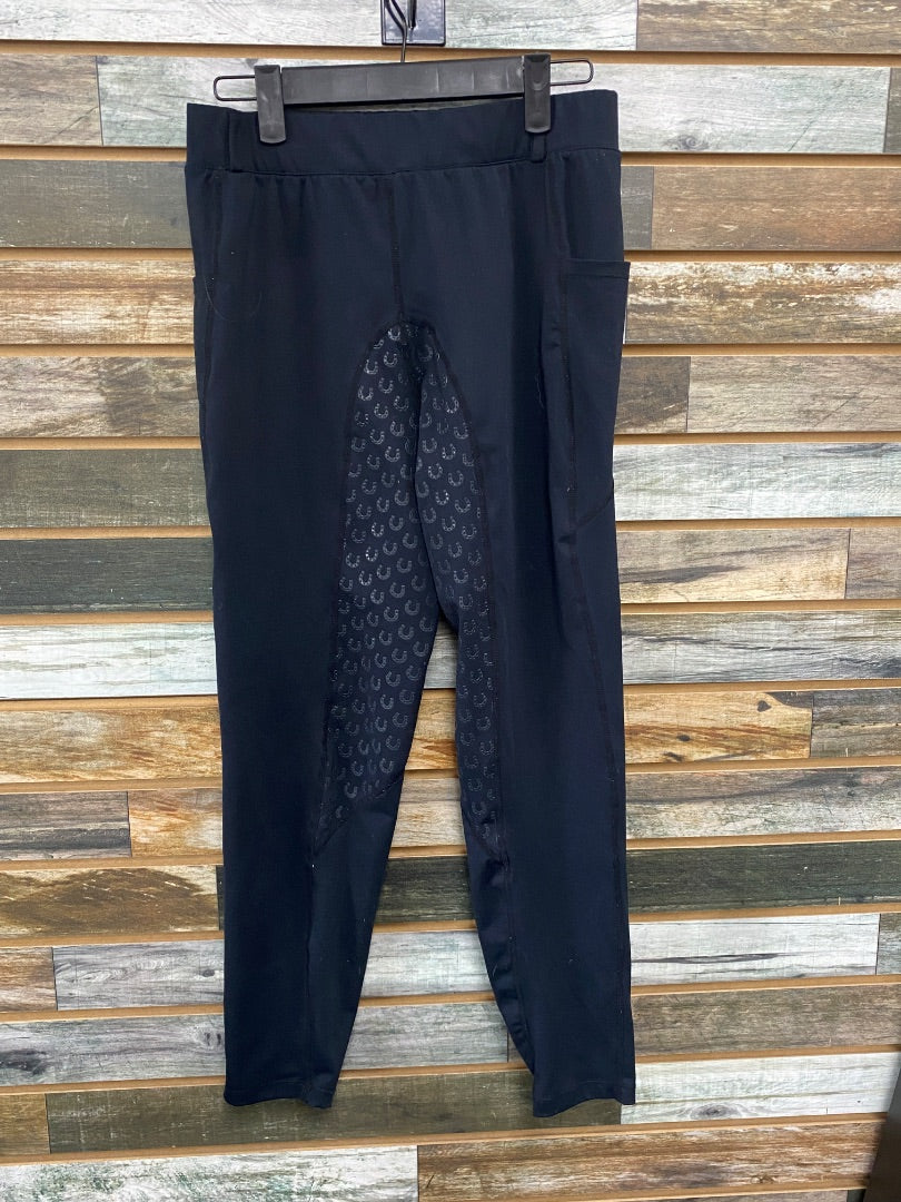 USED FitsT4 Full Seat Breeches Large Black