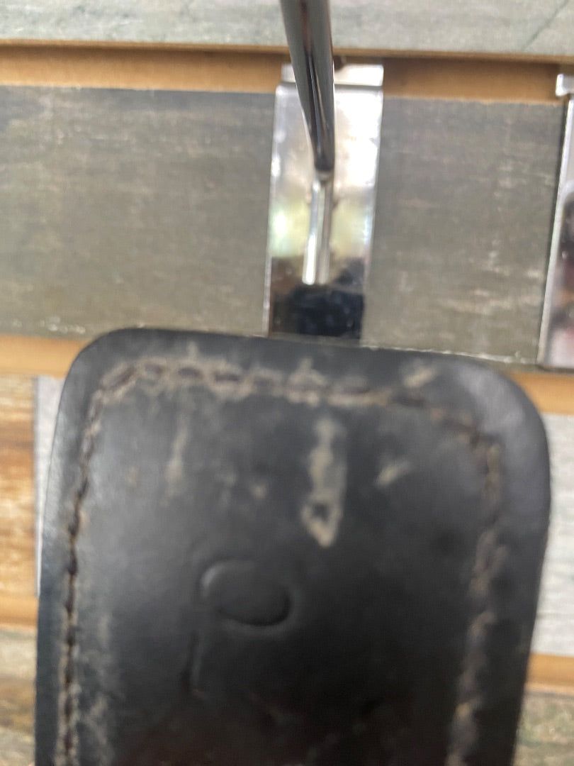 USED Stubben Dressage Stretch Leather Girth 70” Black/Black