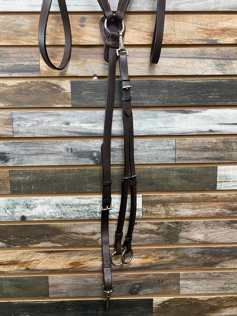 USED Henri De Rivel 5 Point Breastplate Horse Dark OIl