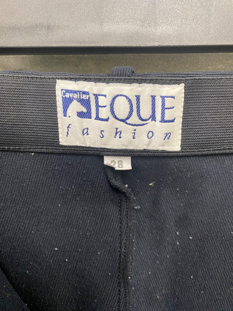 USED Cavalier Equestrian Knee Patch Breeches 28 Black